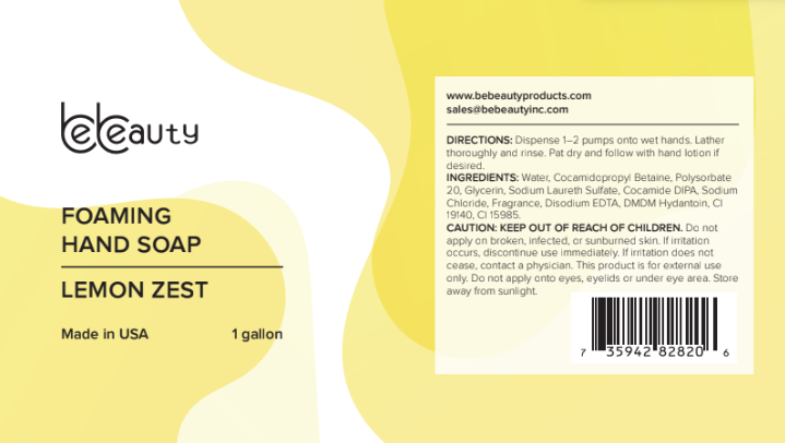 Lemon Zest Foaming Hand Soap