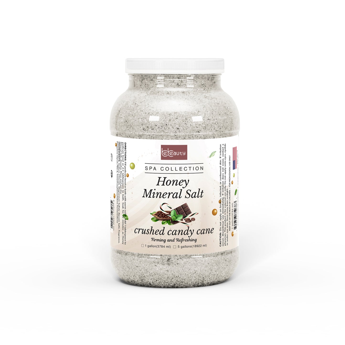 CRUSHED CANDY CANE HONEY MINERAL SALT