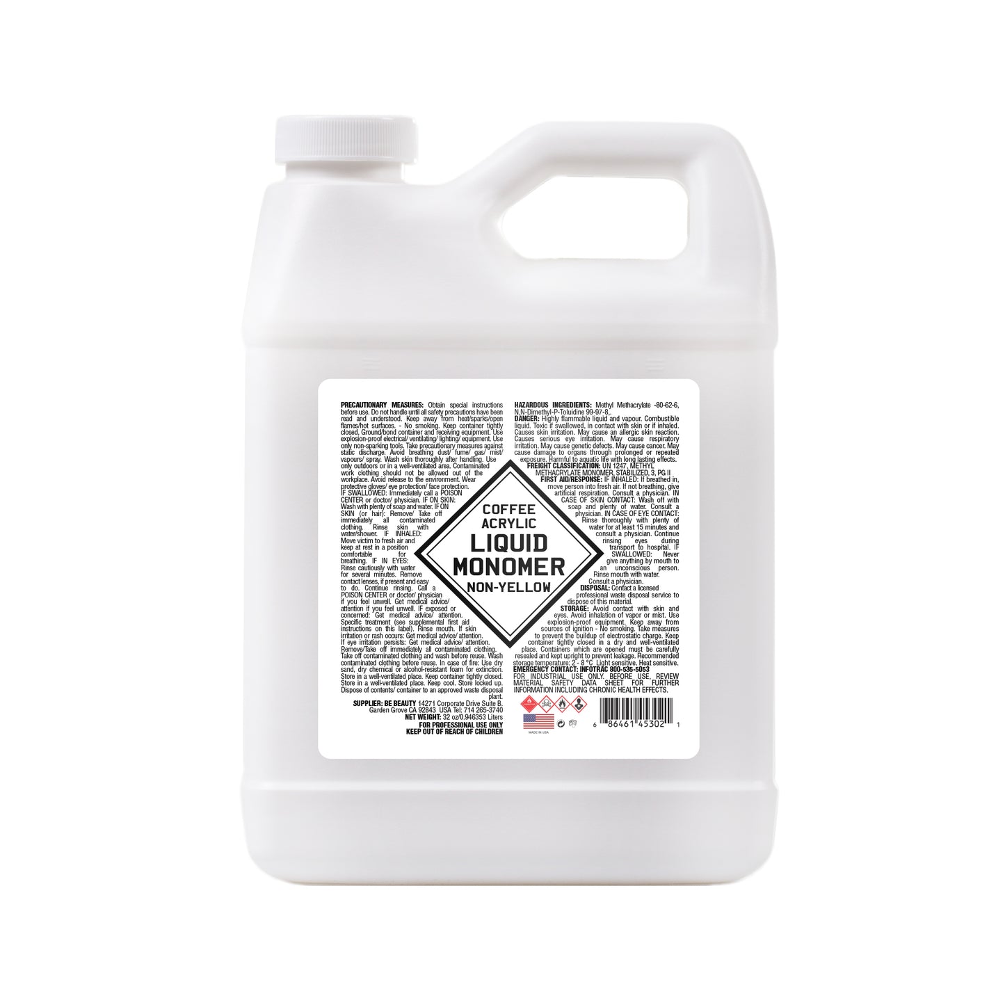 LIQUID 104 COFFEE - Fast Set Liquid Monomer