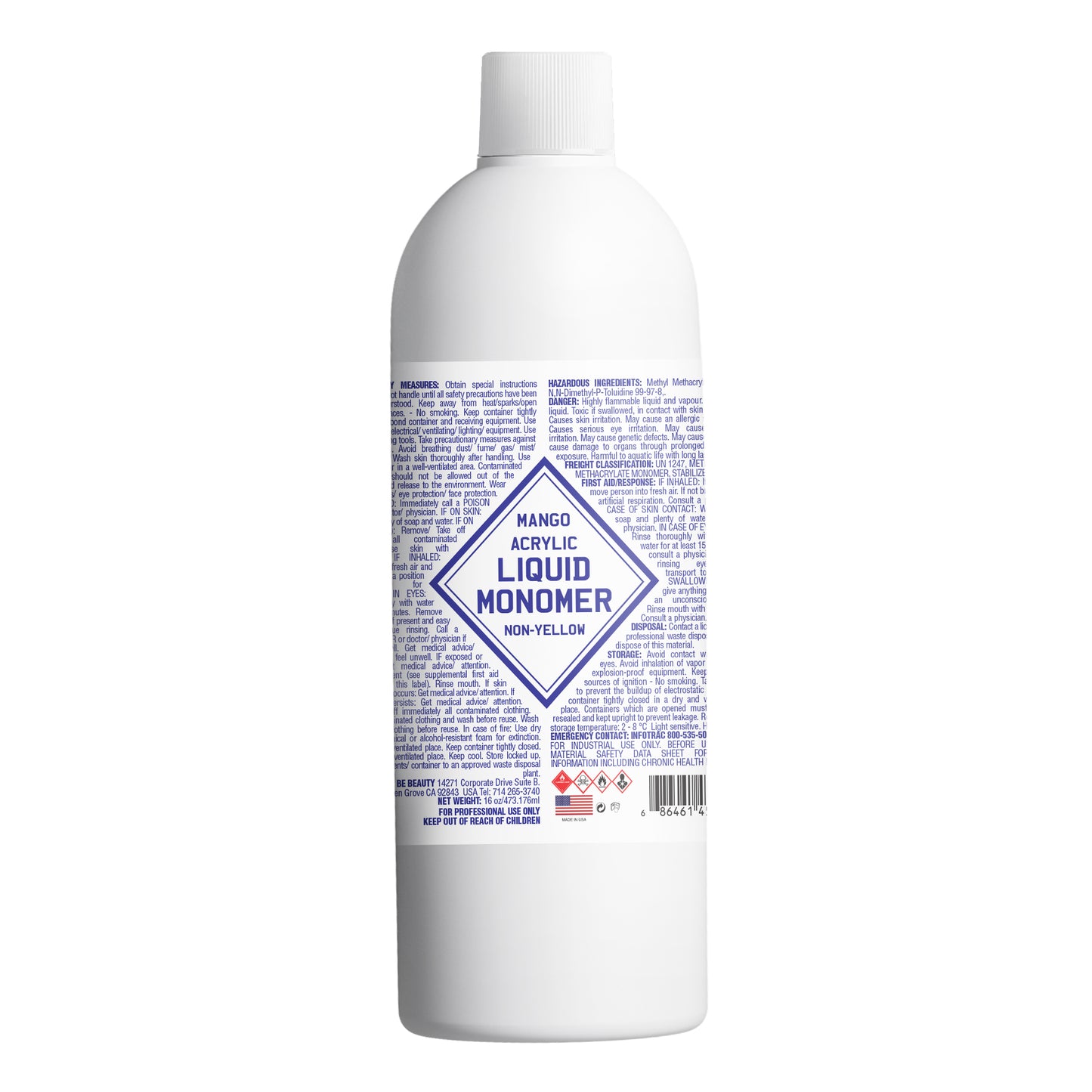 LIQUID 117 MANGO - Fast Set Liquid Monomer