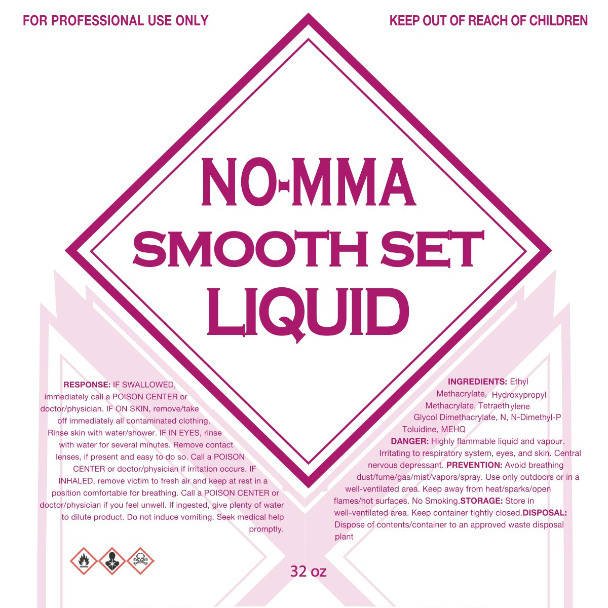 Smooth Set | NO MMA | Acrylic Liquid | Monomer | Private Label | Wholesale
