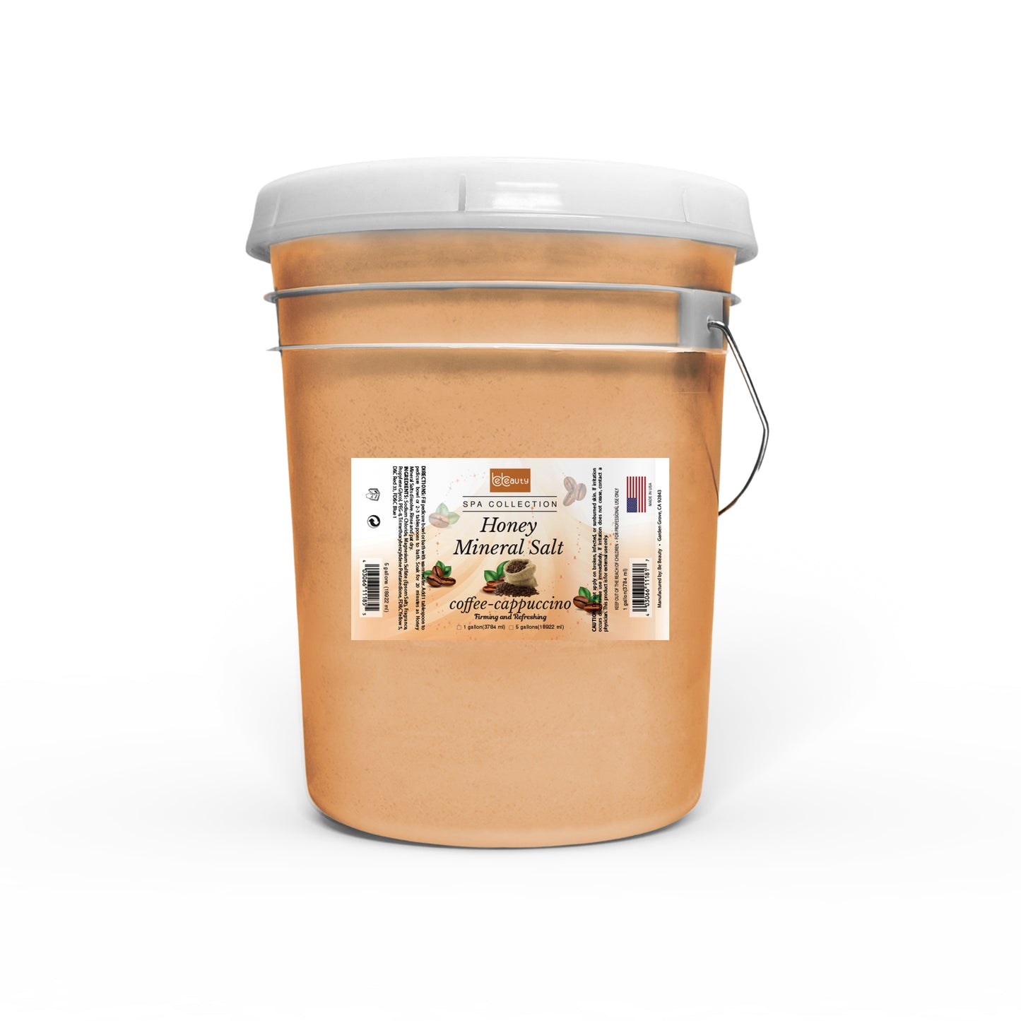 COFFEE CAPPUCCINO HONEY MINERAL SALT