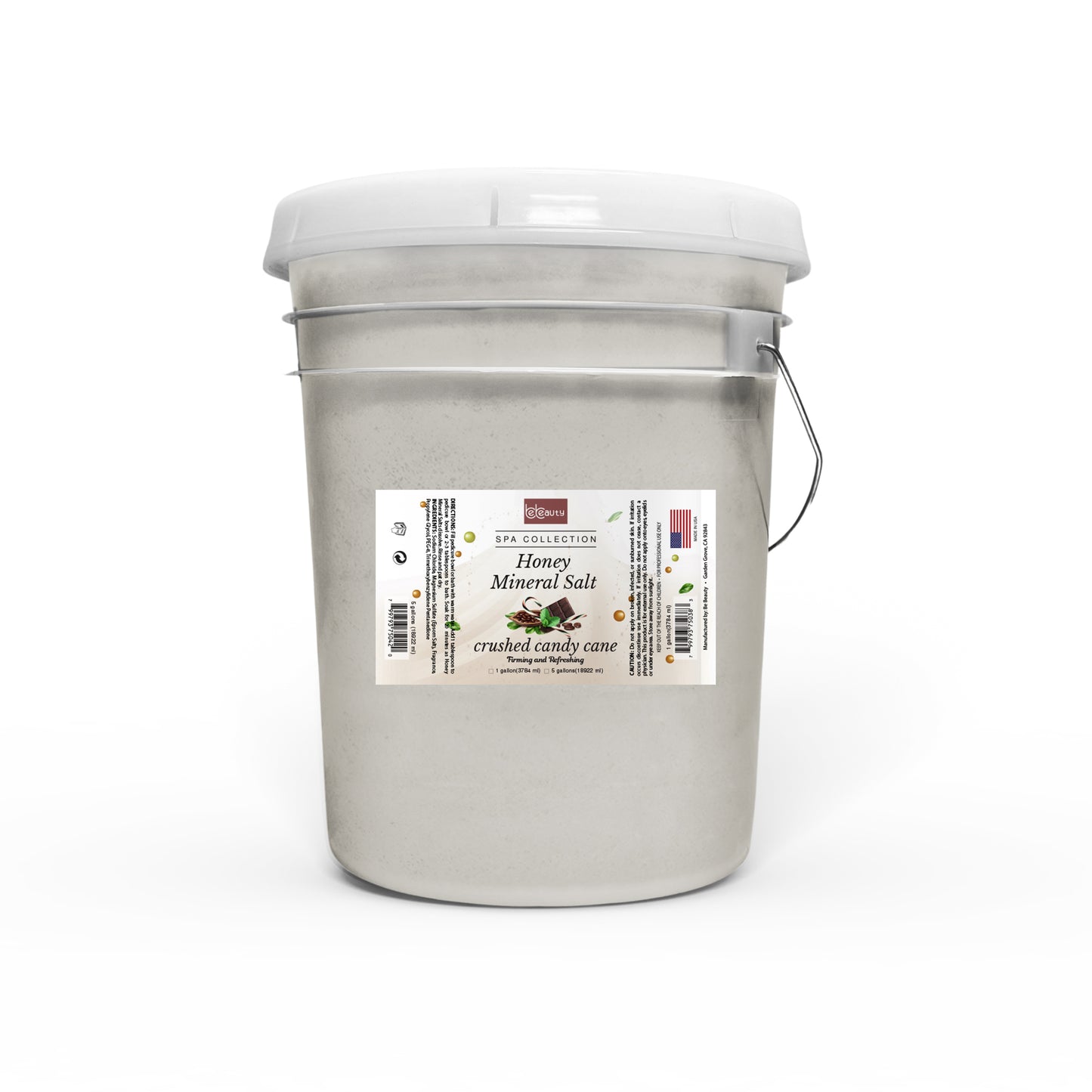 CRUSHED CANDY CANE HONEY MINERAL SALT