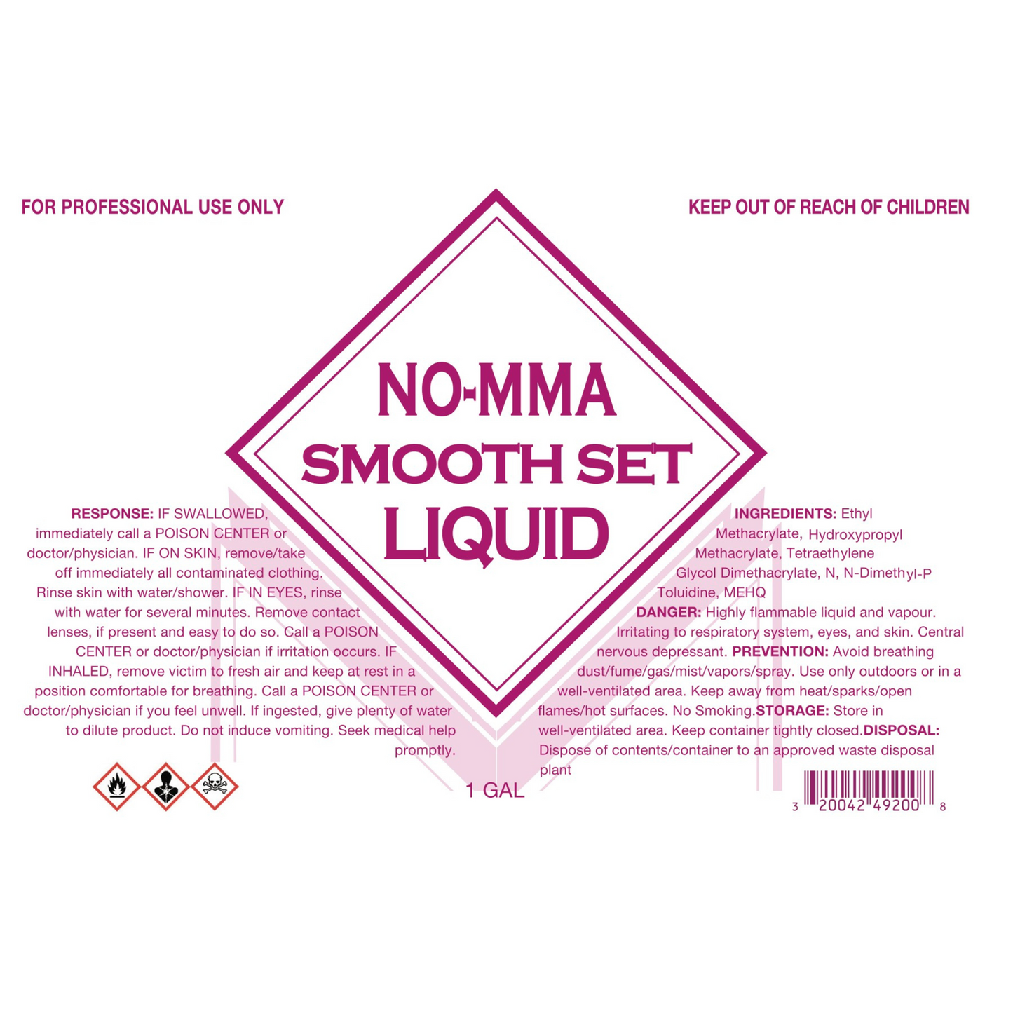 Smooth Set | NO MMA | Acrylic Liquid | Monomer | Private Label | Wholesale
