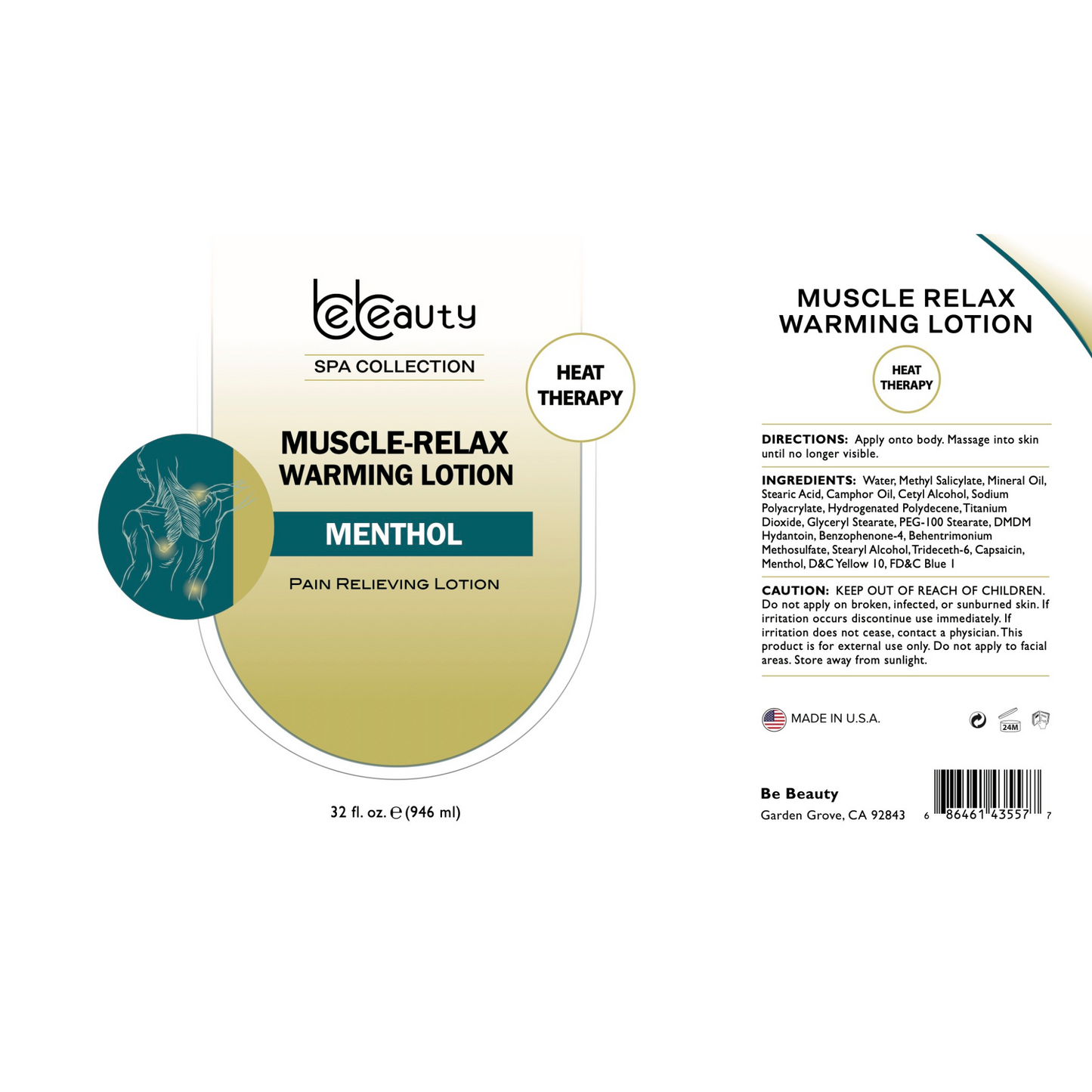 Wholesale | Private Label | High Quality | Muscle Relax | Warming Lotion | Menthol