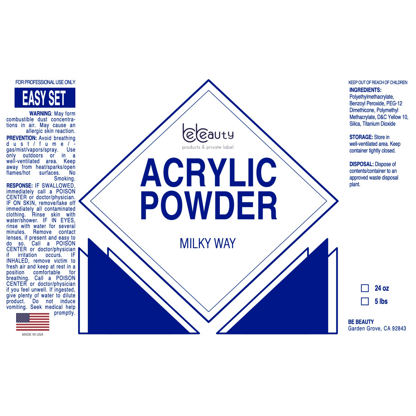 Milky Way | Acrylic Powder | Polymer | Wholesale | Private label