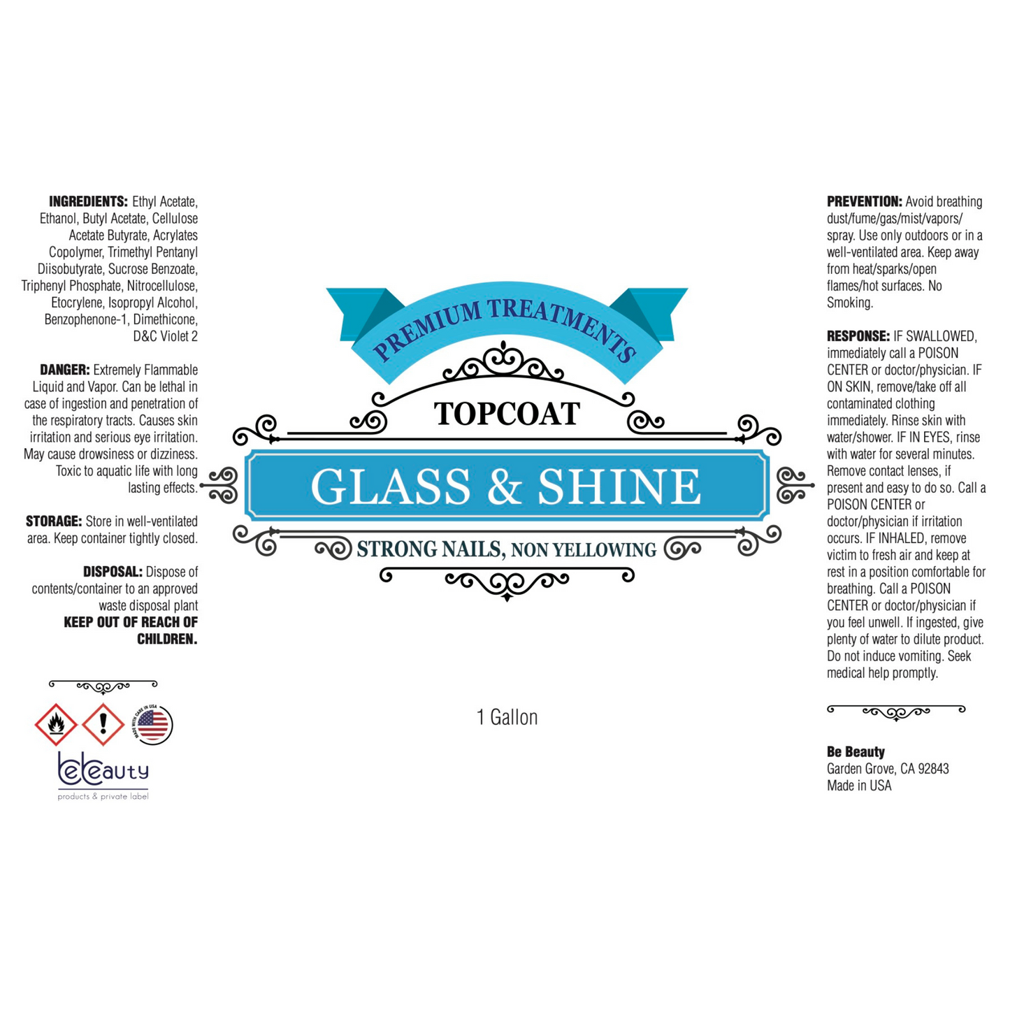 Glass & Shine | Topcoat | Wholesale | Private Label