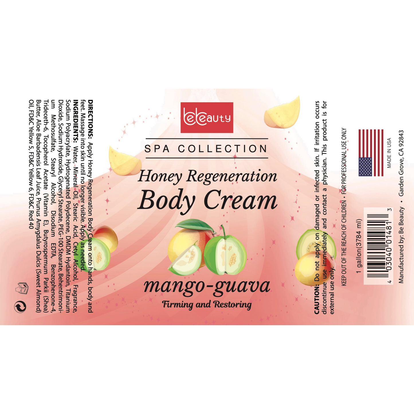 Wholesale | Private Label | High Quality | Nourishing | Moisturizing | Firming | Honey Regeneration | Lotion | Mango Guava