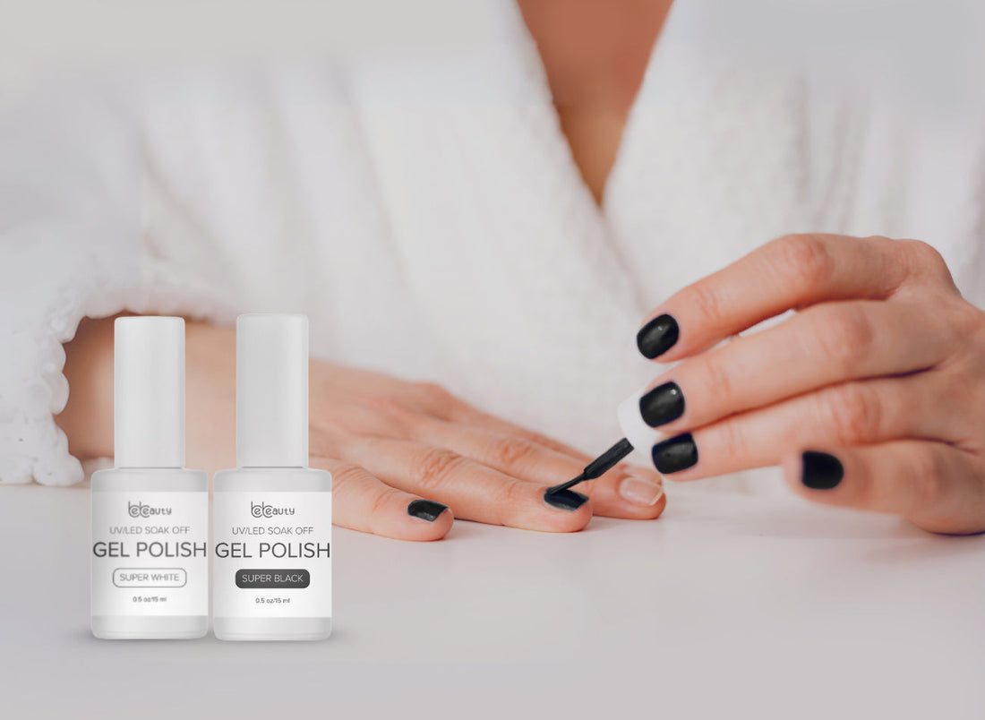 The One-Coat Gel Polish: Super White & Super Black