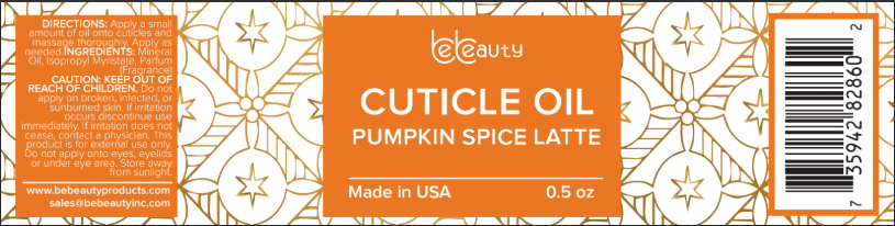 Pumpkin Spice Latte Holiday Cuticle Oil