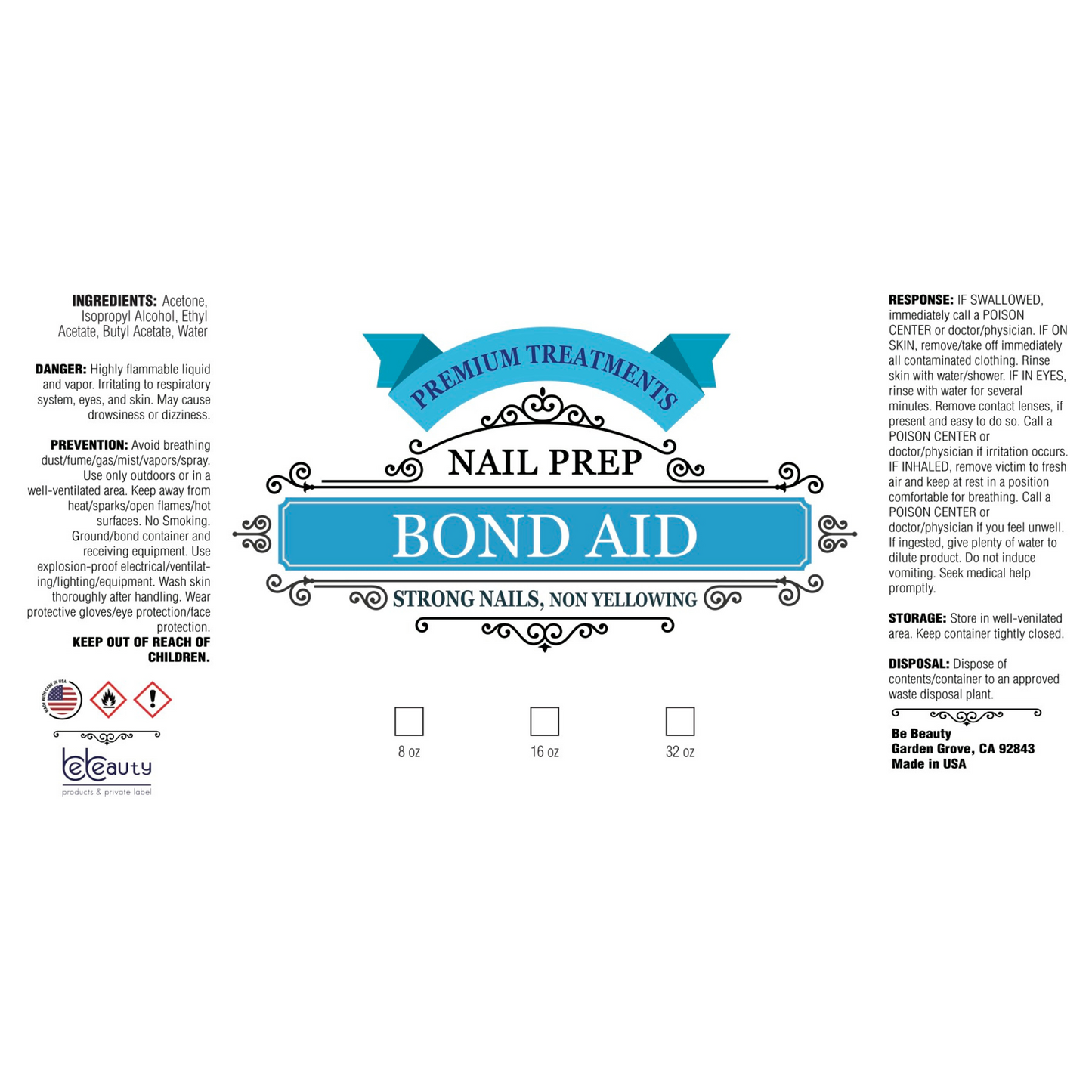 Bond Aid | Private Label | Wholesale | Nail Preparation Supplies