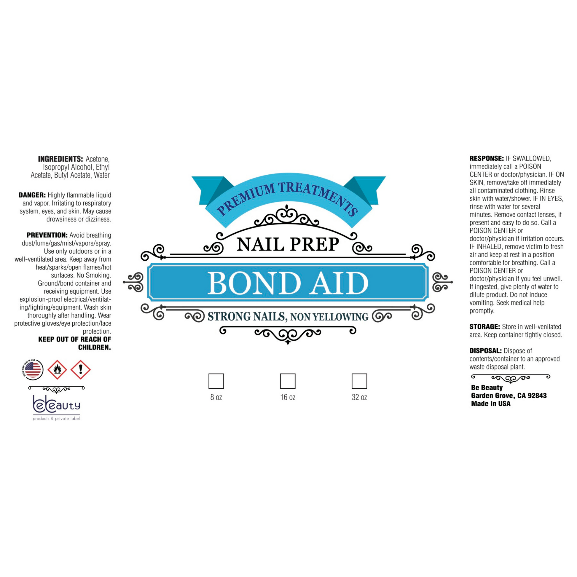 Bond Aid | Private Label | Wholesale | Nail Preparation Supplies