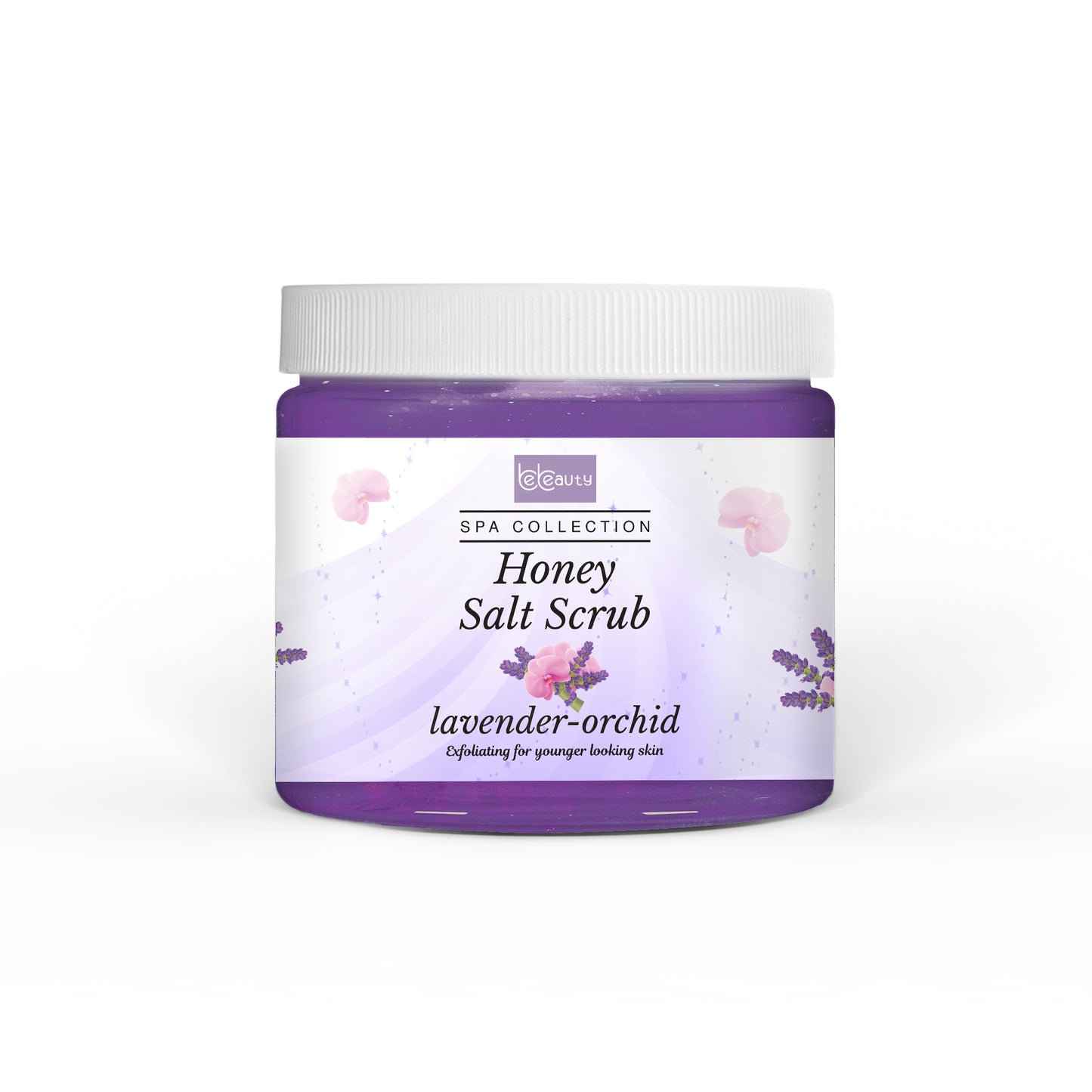Honey Salt Scrub - Lavender Orchid