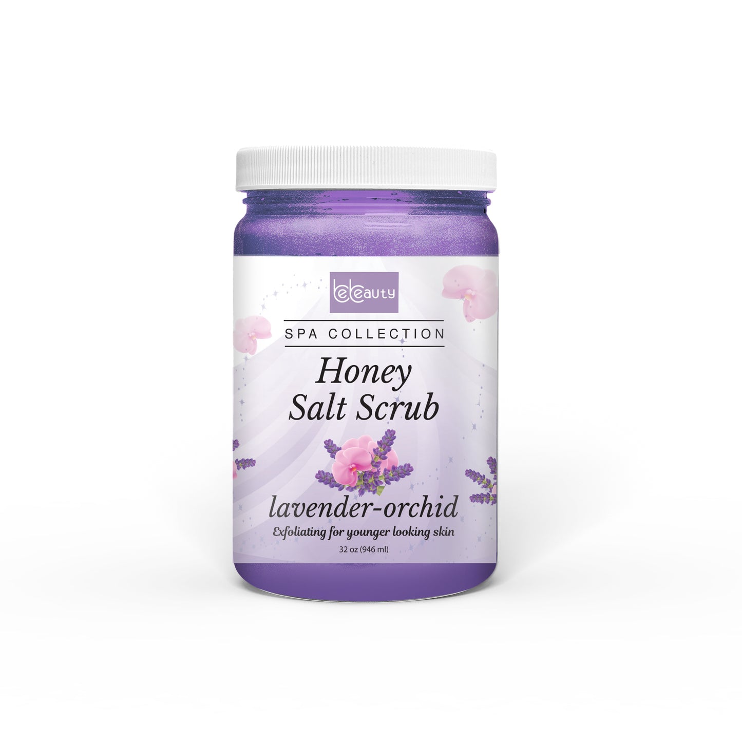 Honey Salt Scrub - Lavender Orchid