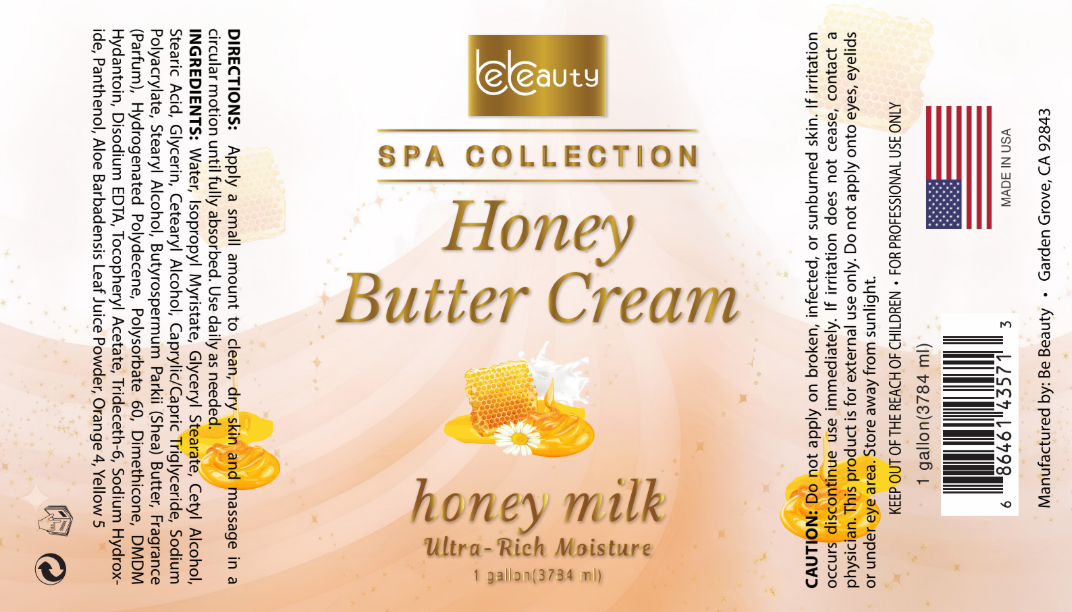 Honey Milk Honey Butter Cream