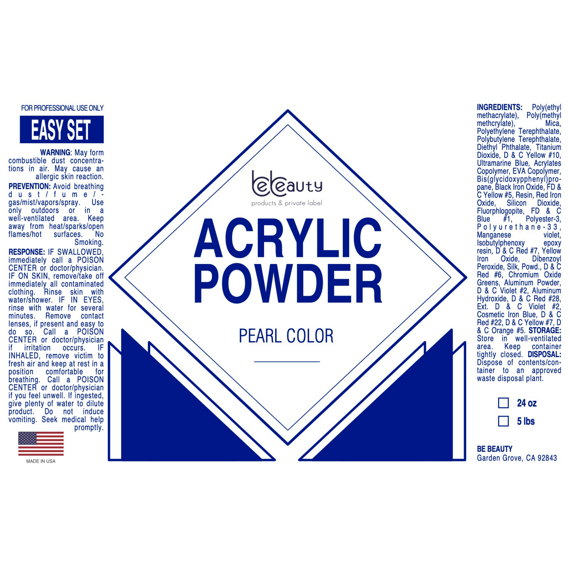 Pear Color Powder | Acrylic Powder | Polymer | Wholesale | Private label