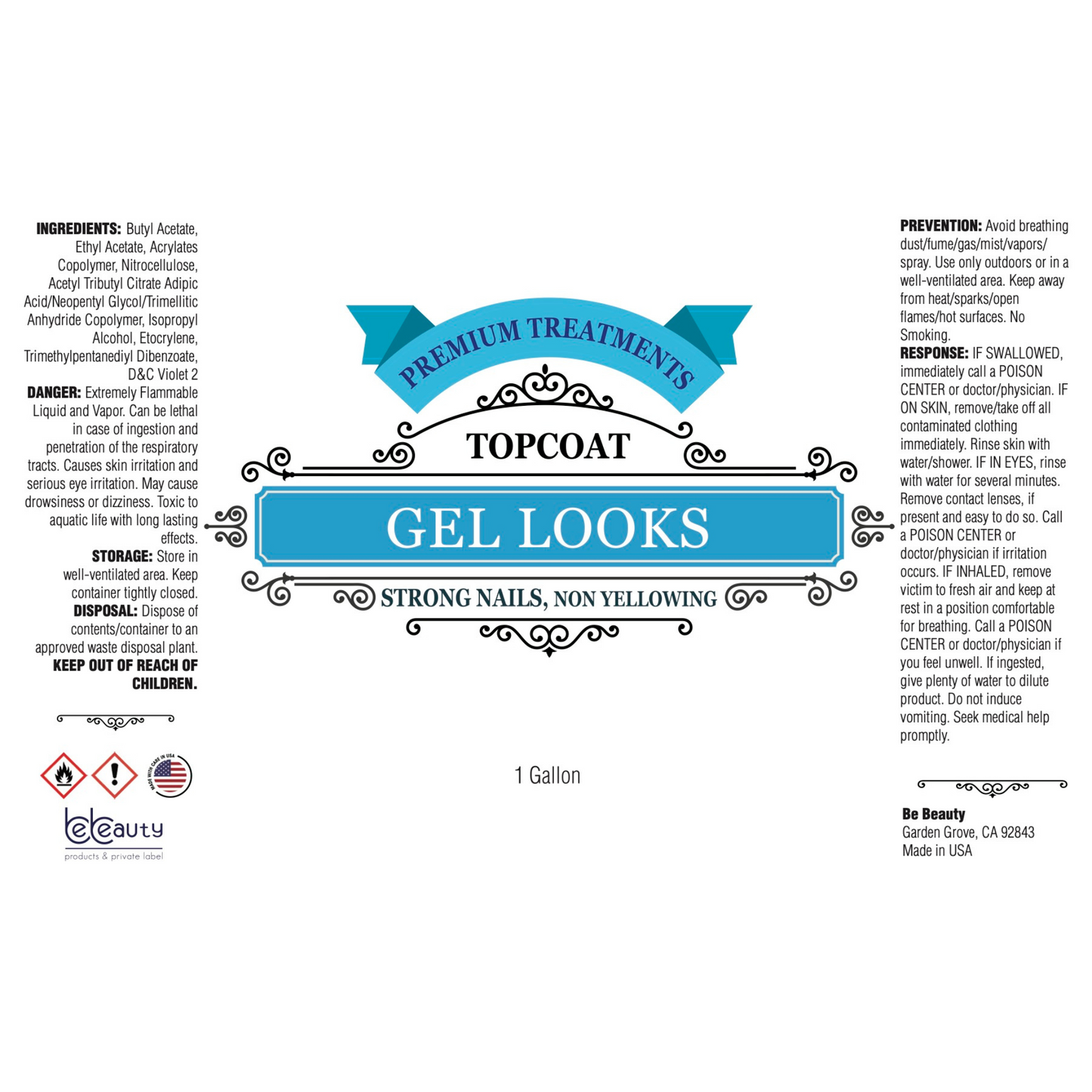 Gel Looks | Premium Topcoat | Wholesale | Private Label