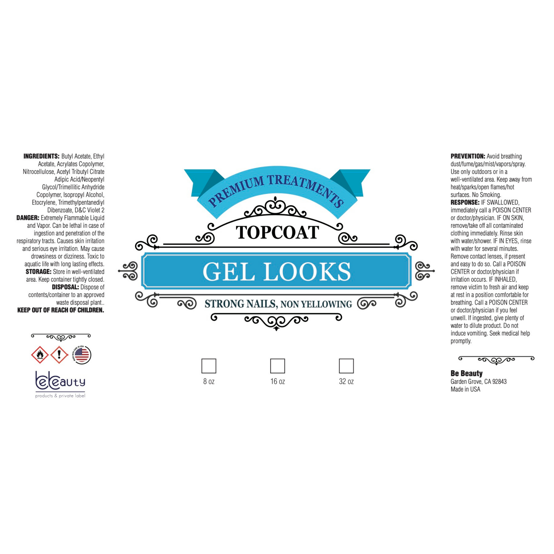 Gel Looks | Premium Topcoat | Wholesale | Private Label