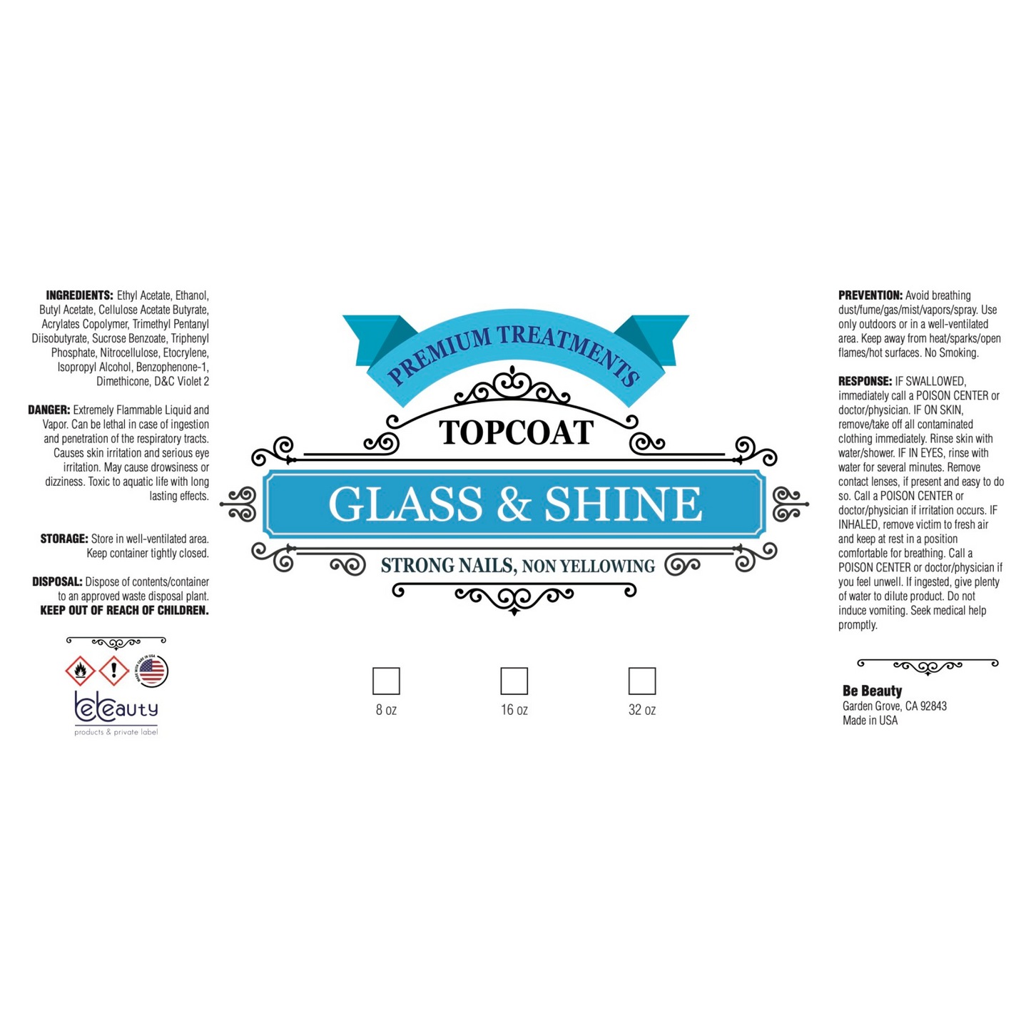 Glass & Shine | Topcoat | Wholesale | Private Label