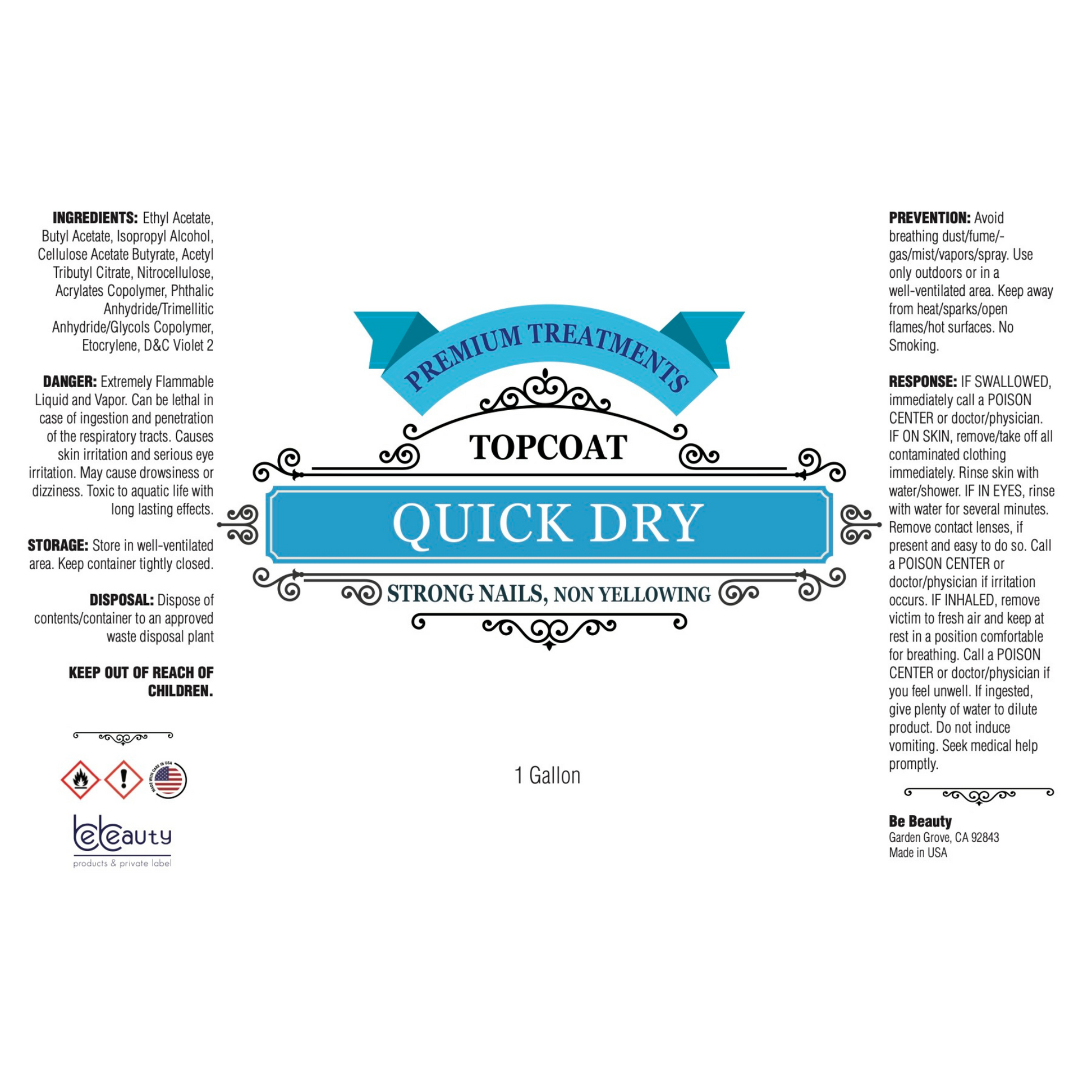 Quick Dry | Topcoat | Wholesale | Private Label