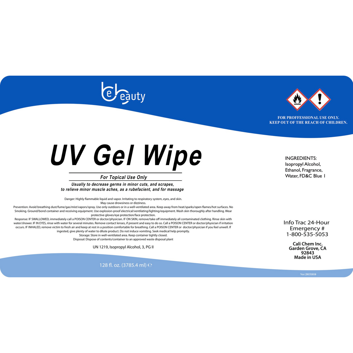 UV Gel Wipe | Gel Cleanser | Private Label | Wholesale | Nail Preparation Supplies