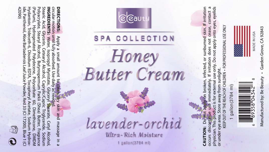 Lavender Orchid Honey Butter Cream